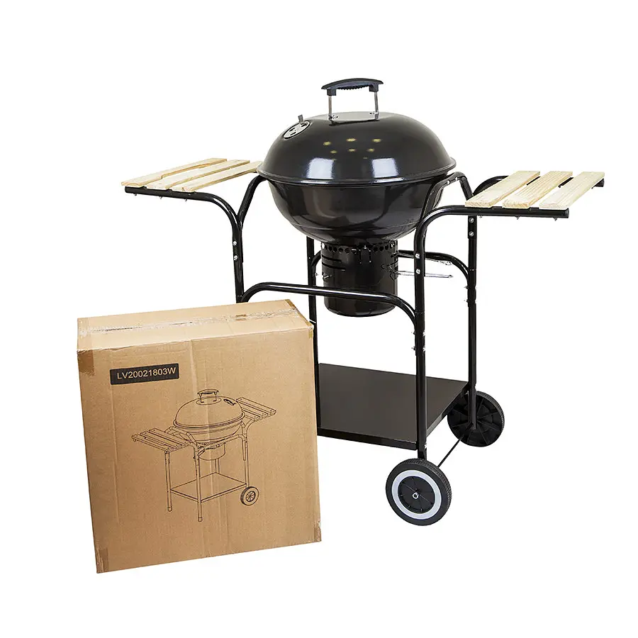 Грилі вугільні барбекю мангал з кришкою BBQ Levistella LV20014497F - фото 2