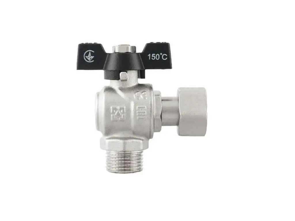 Кран кульовий RAFTEC 1/2" з накидною гайкою PN40 ВЗ метелик DRBM1 - фото 3