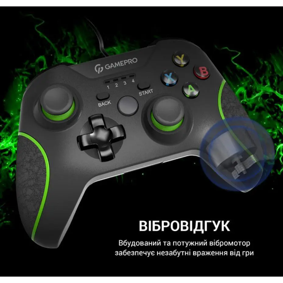 Геймпад джойстик GamePro MG-450 Black USB PC/PS3/Android - фото 5
