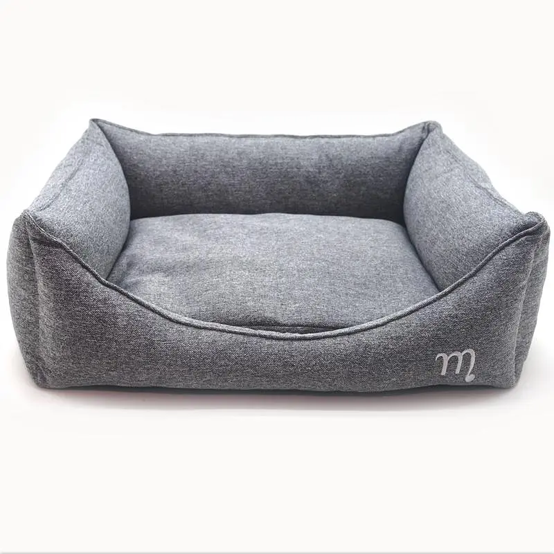Лежак для собак Zoo-hunt Джерсі сірий №1 400х500х220 мм - фото 4