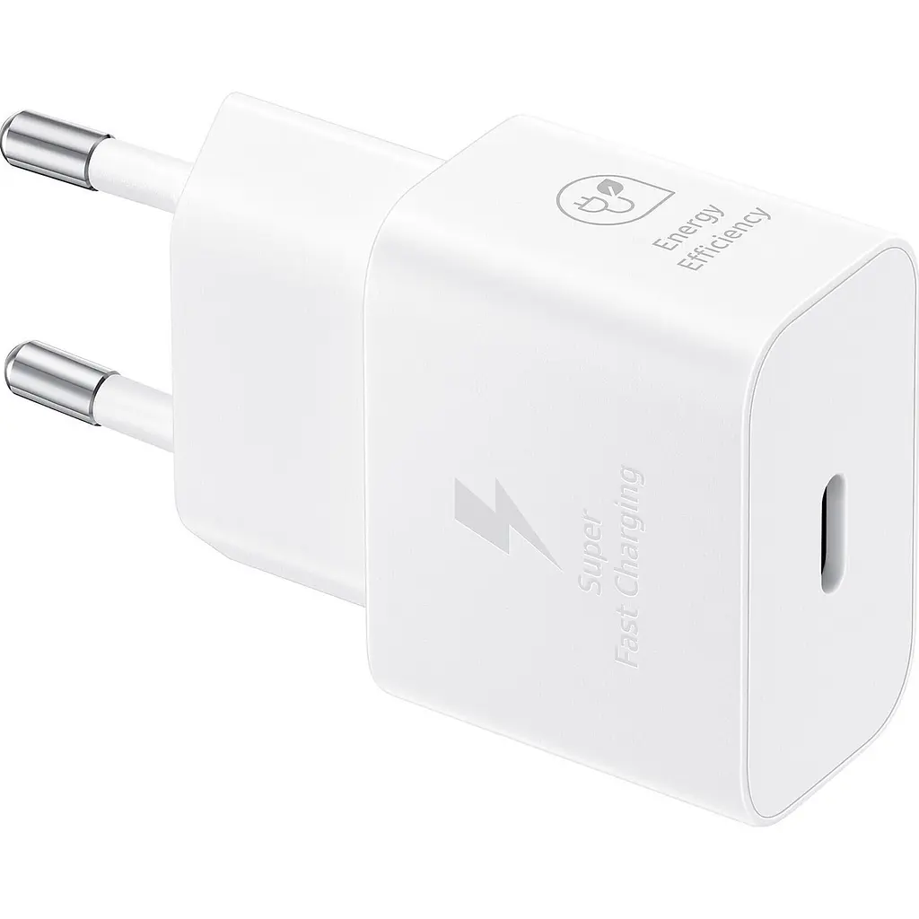 Сетевое зарядное устройство Samsung 25W + Cable USB-С to USB-С White (EP-T2510XWEGEU) [95122] - фото 3