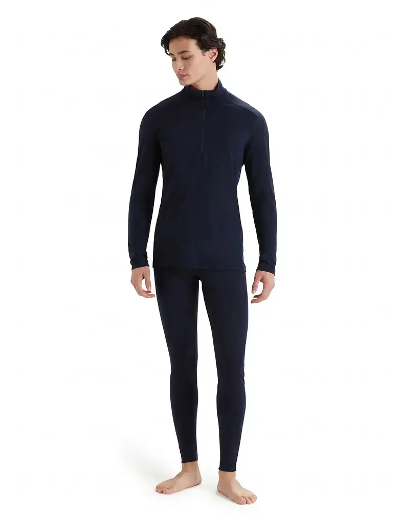 Термокофта Icebreaker 200 Oasis LS Half Zip Men M Midnight (1052-104 367 401 M) - фото 4