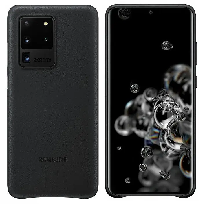 Чохол шкіряний оригінальний Leather Cover EF-VG988LBEGRU для Samsung Galaxy S20 Ultra (6.9") Black - фото 3