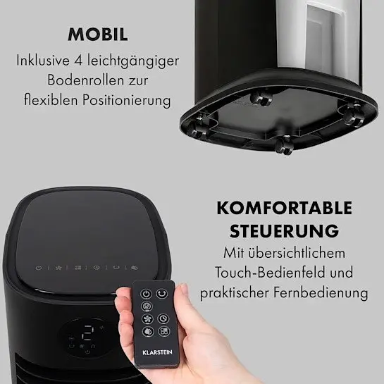 Охладитель воздуха Klarstein Skytower Grand Smart 480 м3/ч (10035817) - фото 9