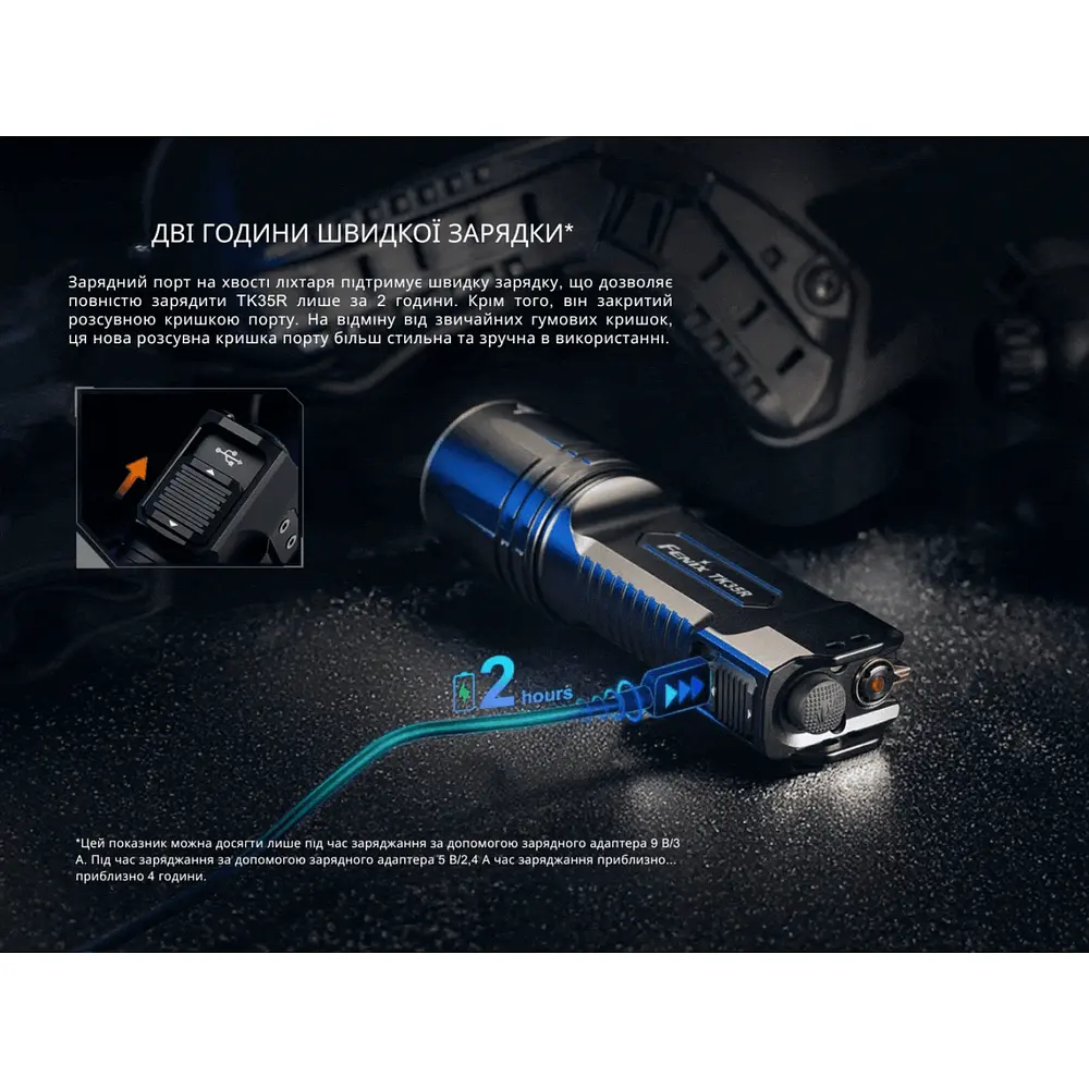 Фонарь тактический с УФ светом Fenix ​​TK35R 5800 лм - фото 13