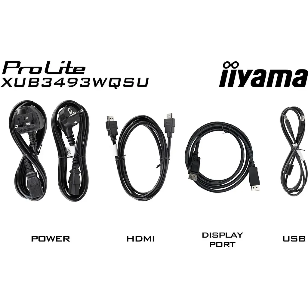 Монітор 34" Iiyama XUB3493WQSU-B6 UWQHD IPS 120 Hz (XUB3493WQSU-B6) - фото 12