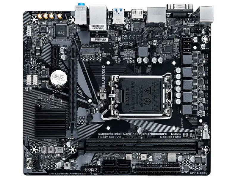 Материнська плата Gigabyte H610M S2H V2 - фото 4