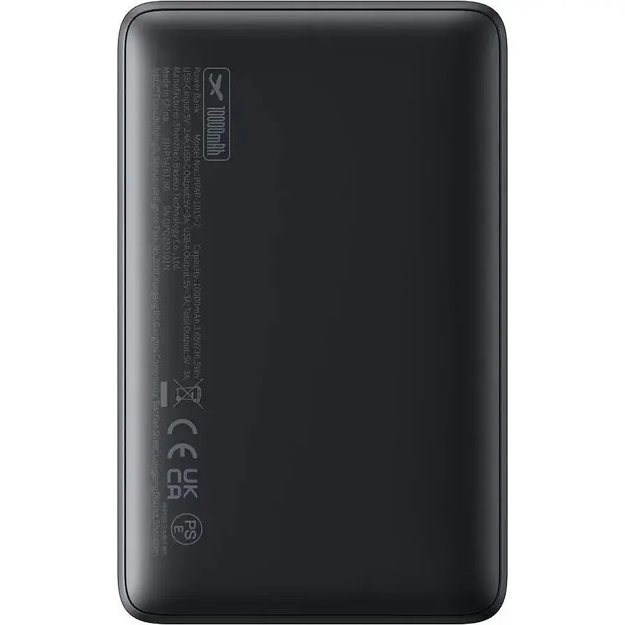 Портативный аккумулятор Baseus EnerFill FP11 15W 10000mAh cosmic black (P1008210C123-00) - фото 2