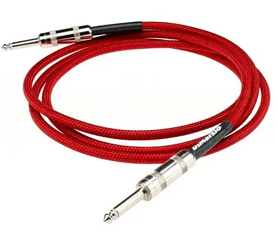 Кабель інструментальний DiMarzio EP1710SSRD Instrument Cable 3.0m (10ft) Red
