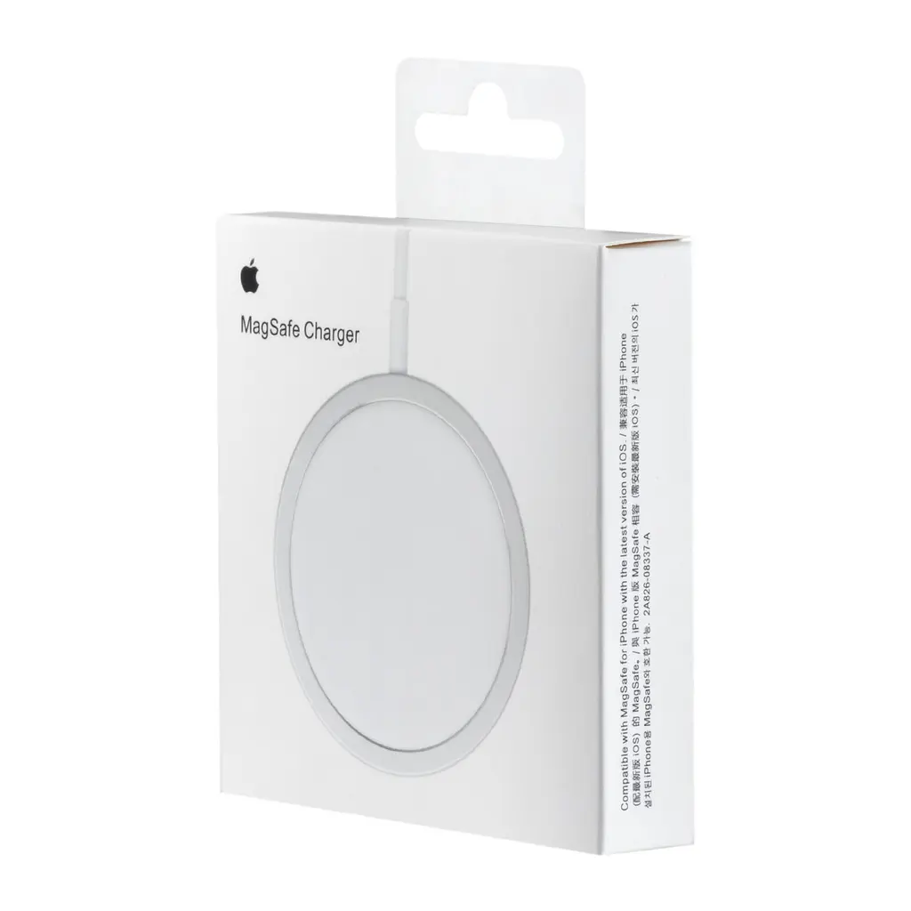 Бездротове зарядне FoxCon Magsafe Magnetic for Apple c0py Білий - фото 2