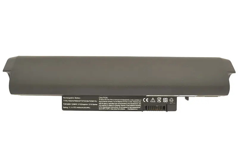 Акумулятор для ноутбука Dell F707H Inspiron Mini 12 11.1V Black 4400 mAh - фото 5