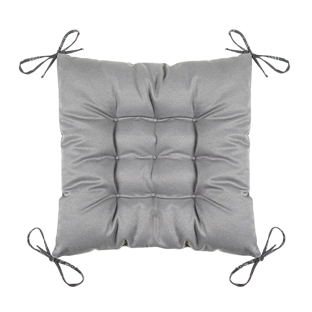 Подушка на стілець Home Line Паста 40x40 см графітова (180140) - фото 2