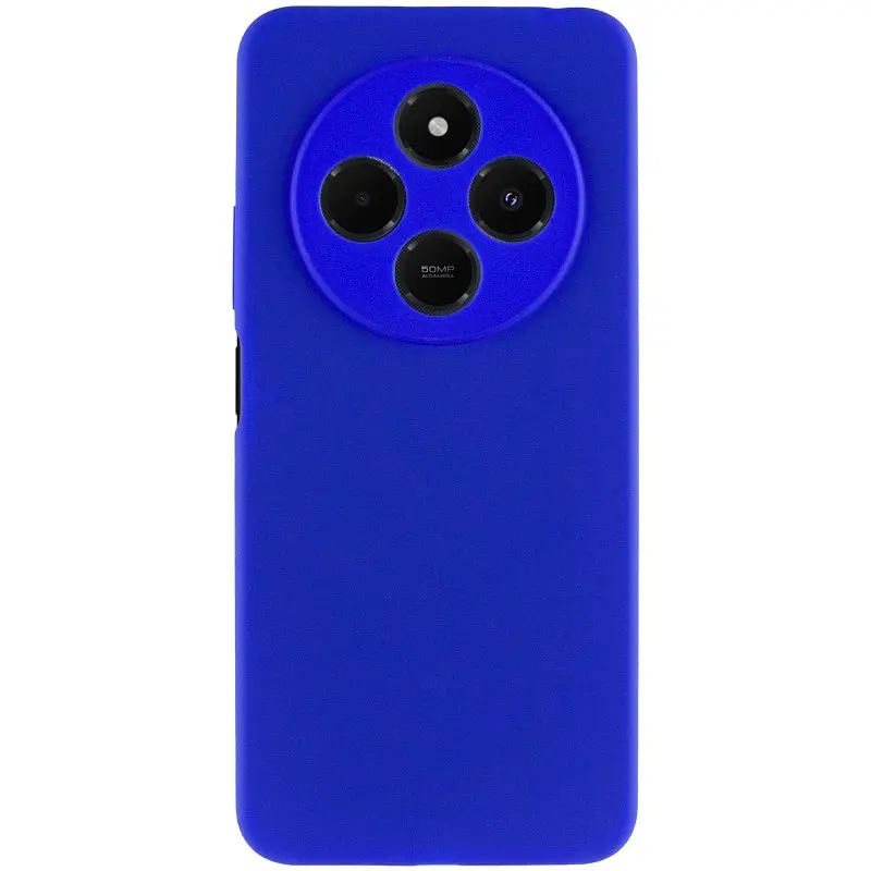 Чехол Silicone Cover Lakshmi Full Camera (AA) для Xiaomi Redmi 14C / Poco C75 Синий / Iris - фото 3