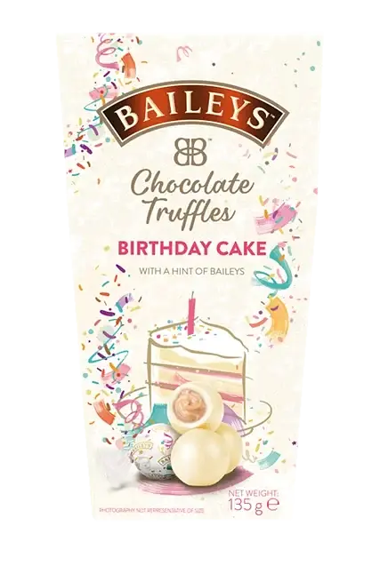 Шоколадні цукерки Baileys Birthday Cake Liqueur Truffles 135г - фото 2
