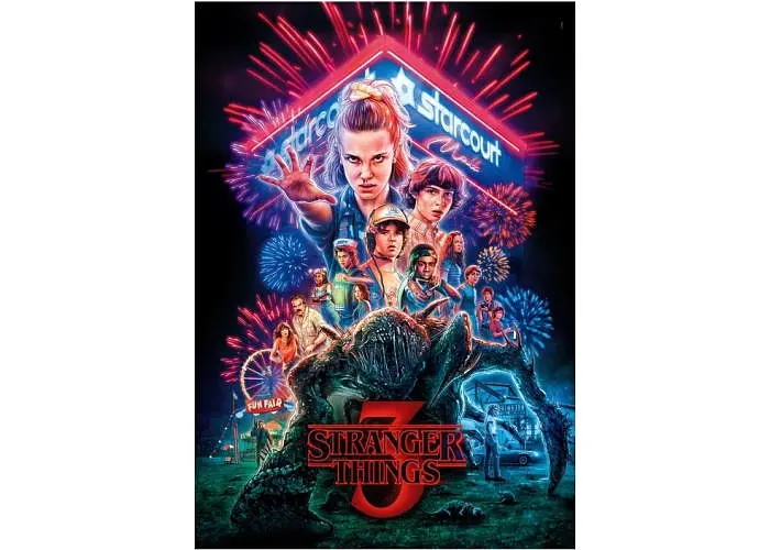 Пазл Clementoni Герої фільму Дивні Дива 3 (Stranger Things S03 Puzzle - 1000 pcs.), 1000 ел. (39979) - фото 2