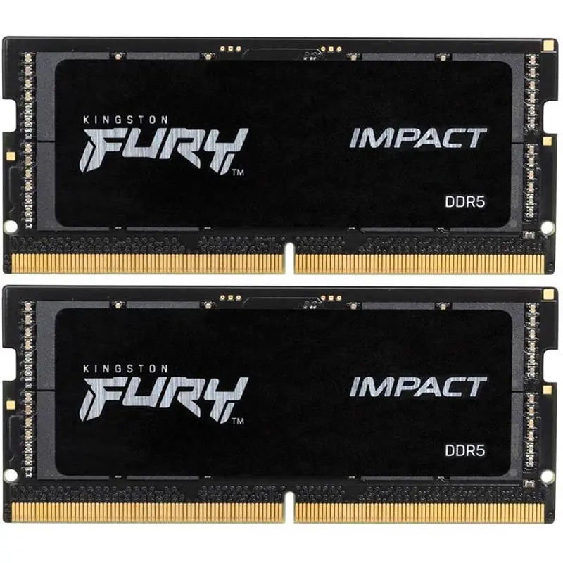 Модуль пам`ятi SO-DIMM DDR5 2x32GB/5600 Kingston Fury Impact (KF556S40IBK2-64) - фото 5