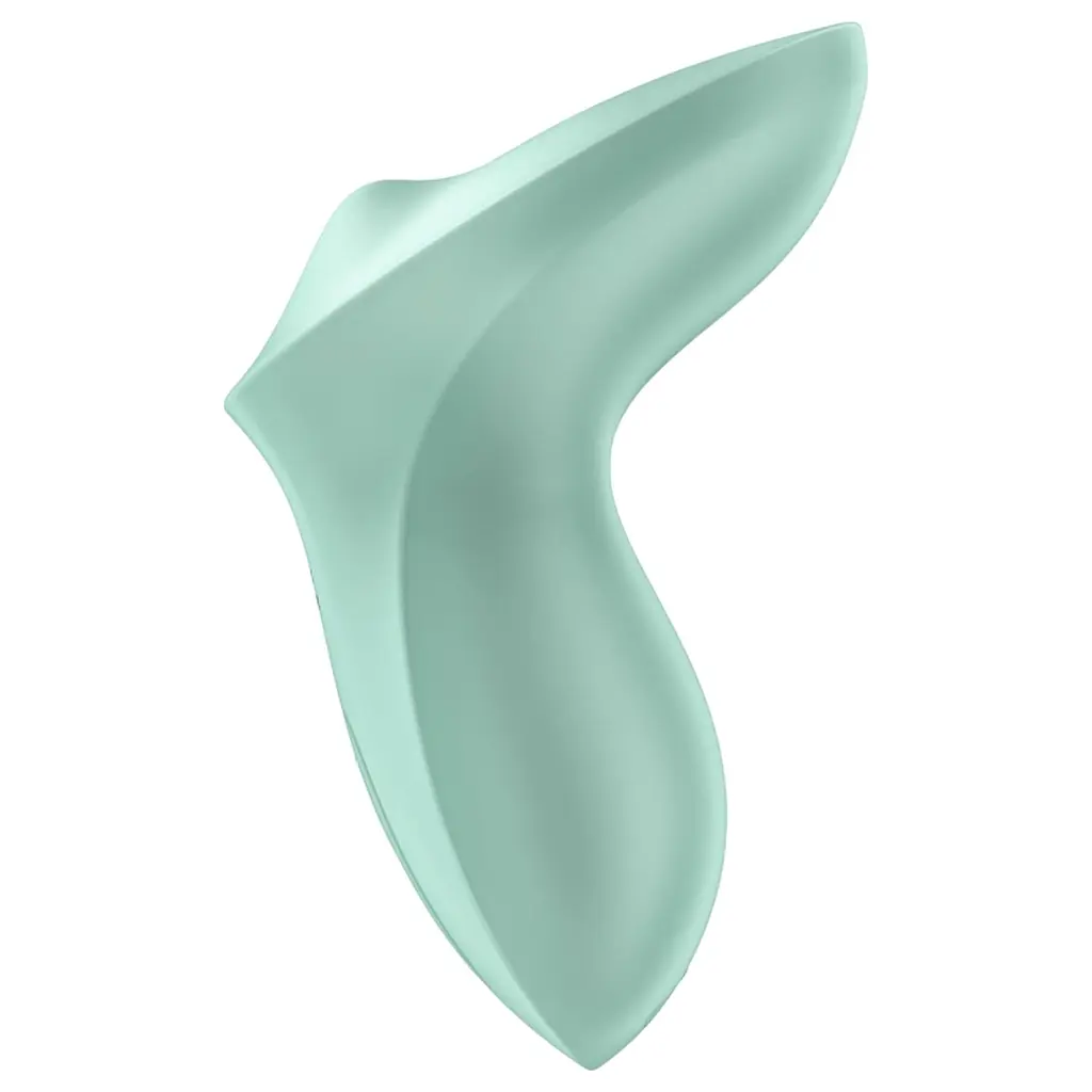 Вібратор для клітора з перлинною стимуляцією Satisfyer Exciterrr Mint, 2 незалежні мотори - фото 4