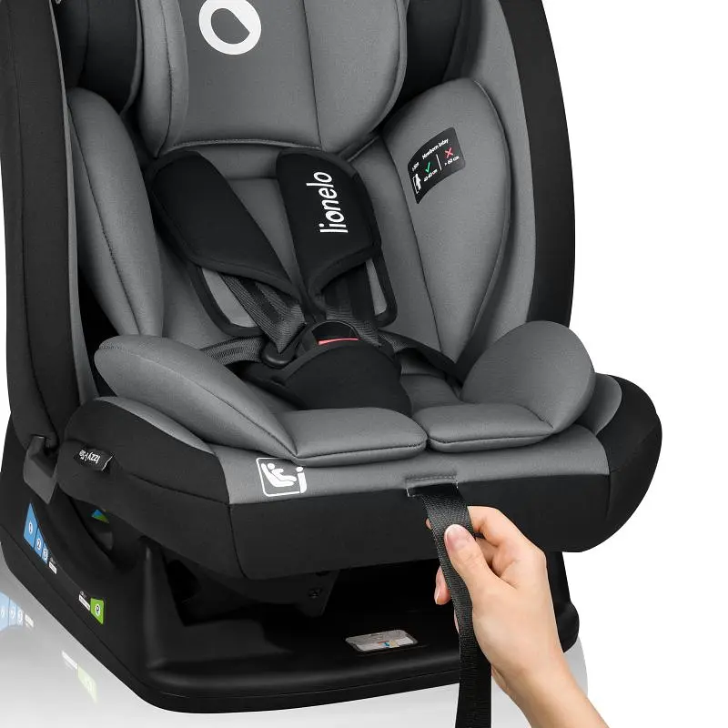 Автокрісло Lionelo Izzy I-Size black grey (LO-IZZY I-SIZE BLACK GREY) - фото 9