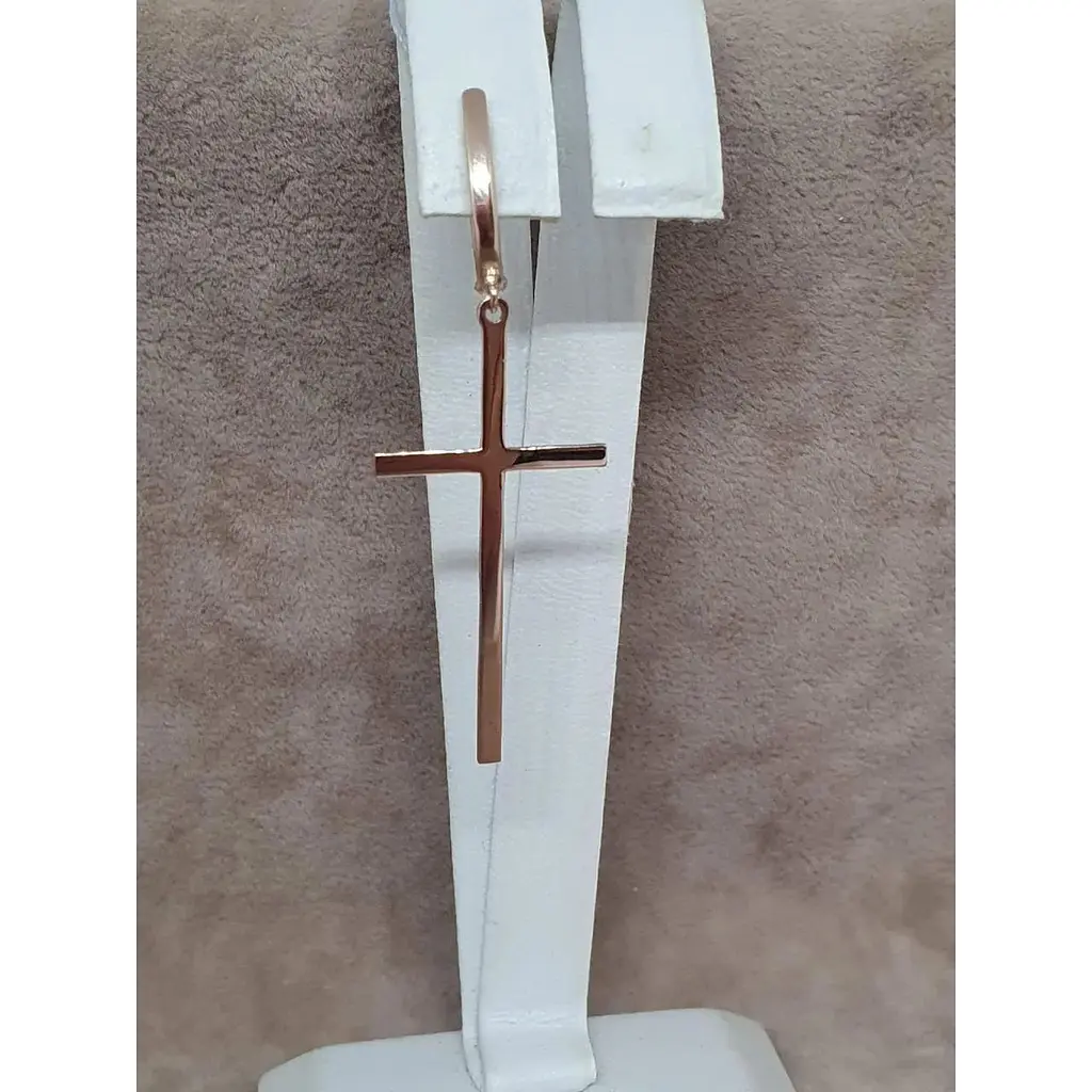 Золота моносережка Всесвіт Хрестик. 231504505.5 - фото 3