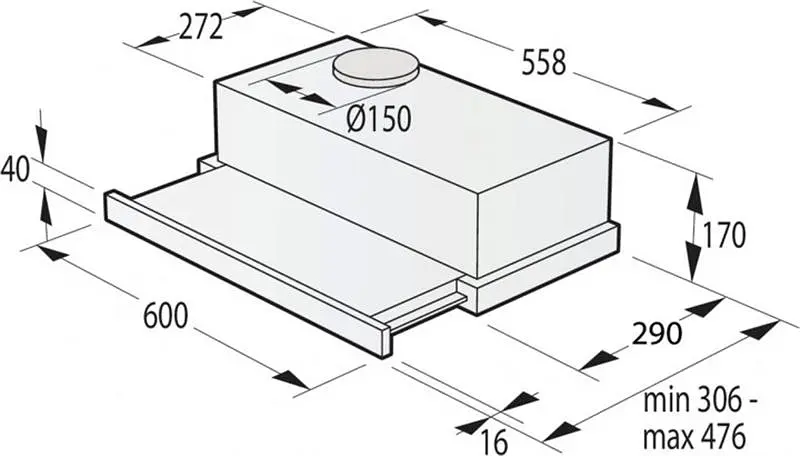 Витяжка Gorenje TH60E3X - фото 6