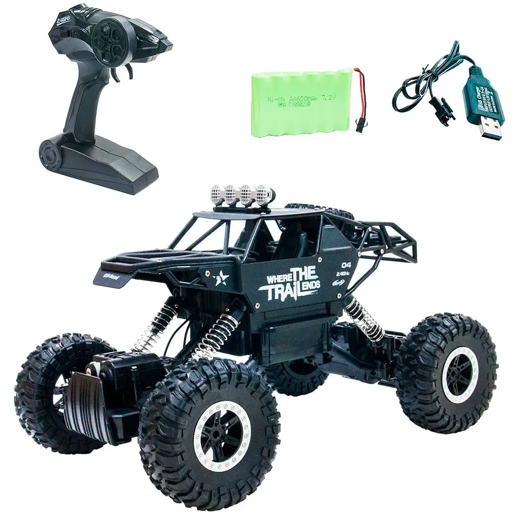 Машинка на радіокеруванні Sulong Toys Off-Road Crawler Where the trail ends чорна (SL-121RHMBl) - фото 6