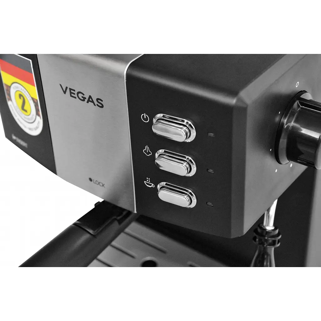 Кофемашина Vegas VCM-9070B 850Вт 1.5 л черная (VCM-9070B) - фото 4