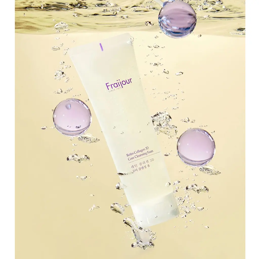 Оновлююча пінка для вмивання з колагеном та ретинолом Retin-Collagen 3D Core Cleansing Foam Fraijour 250 мл - фото 2