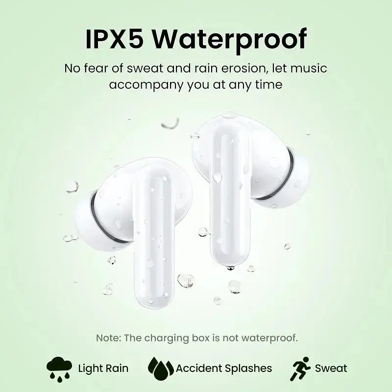 Бездротові навушникиUGREEN HiTune T3C Earbuds (WS207) TWS стерео гарнітура в кейсі (UGR-45110) Білі - фото 4