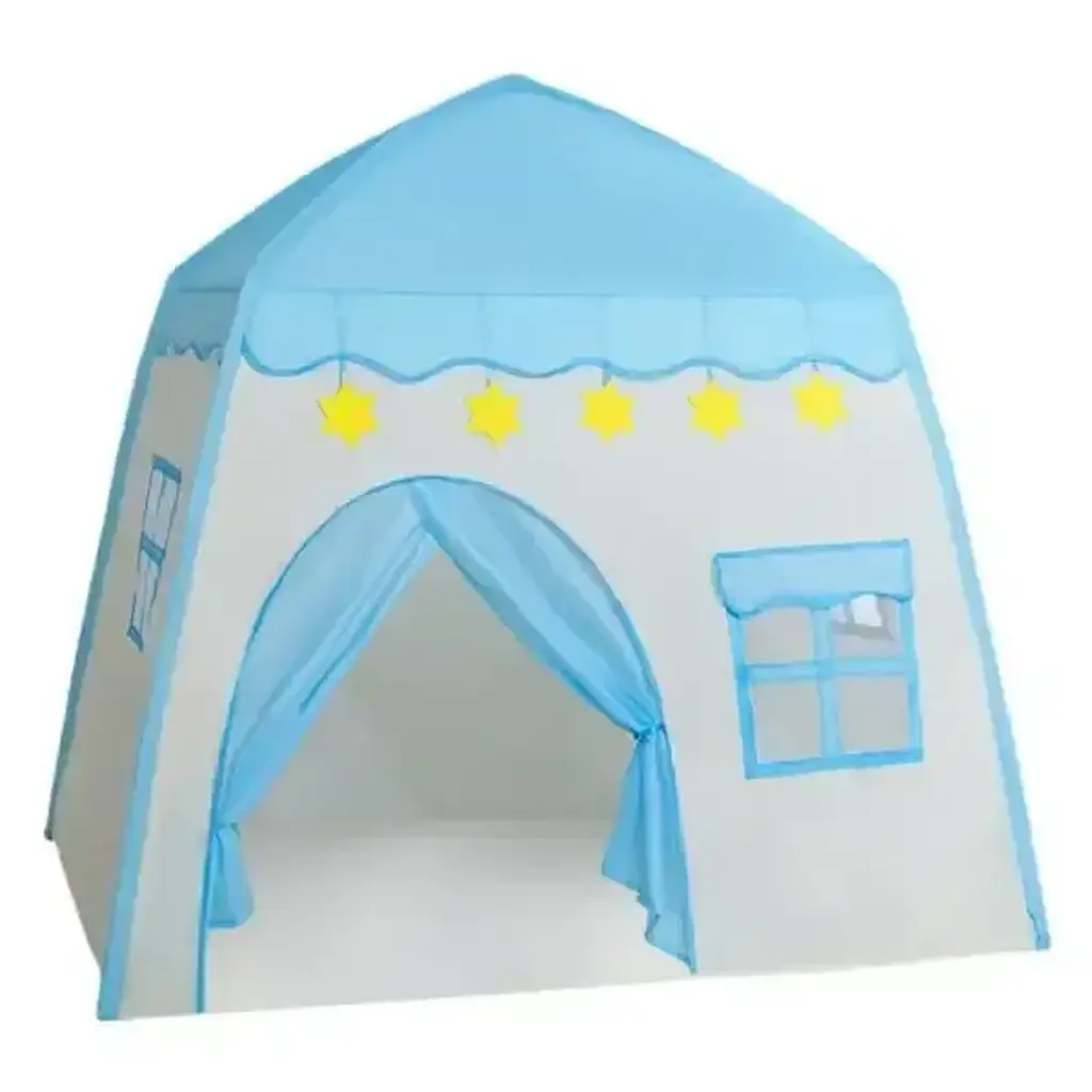 Намет-будиночок дитячий ігровий LUGI HP-S-1NDBL 125х100х120 см блакитний - фото 6