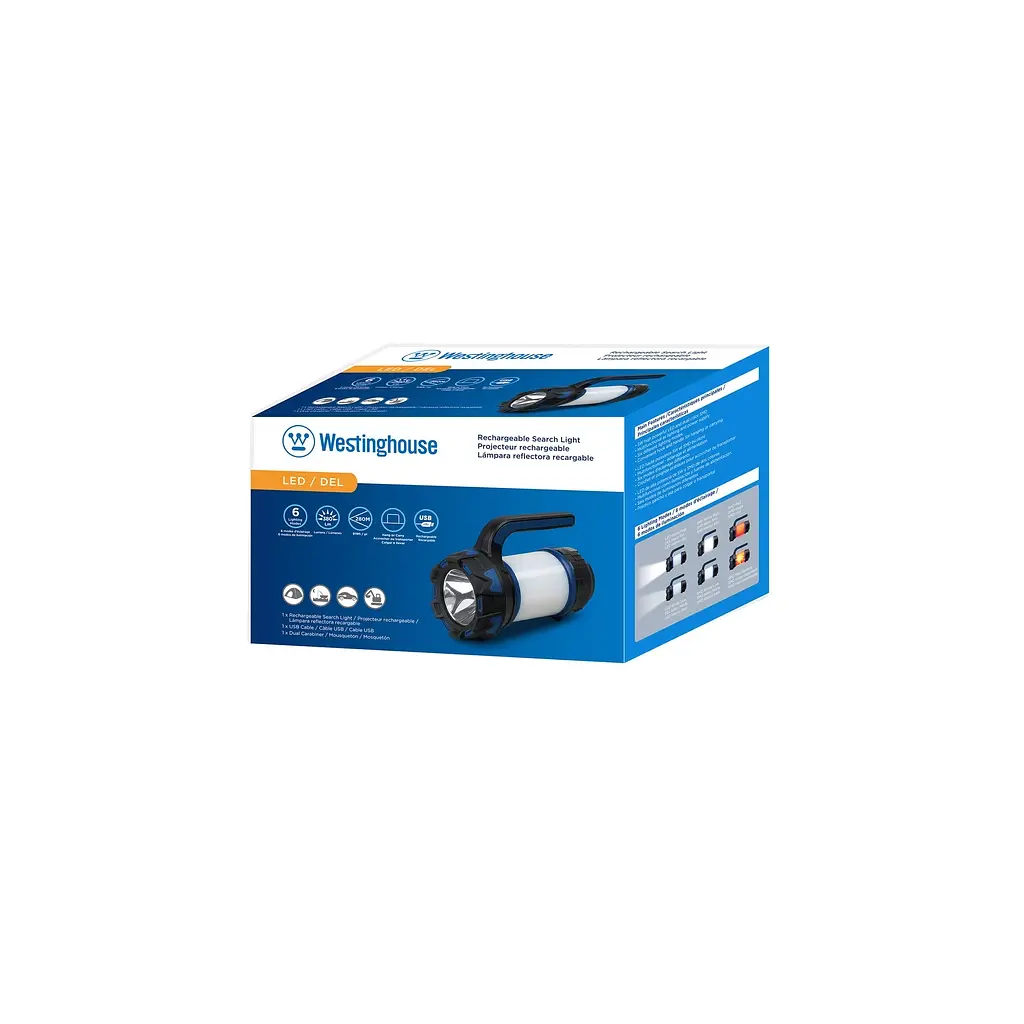 Фонарь Westinghouse 5W LED WF215 с функцией Power Bank + Мicro USB кабель (WF215-CB) - фото 2