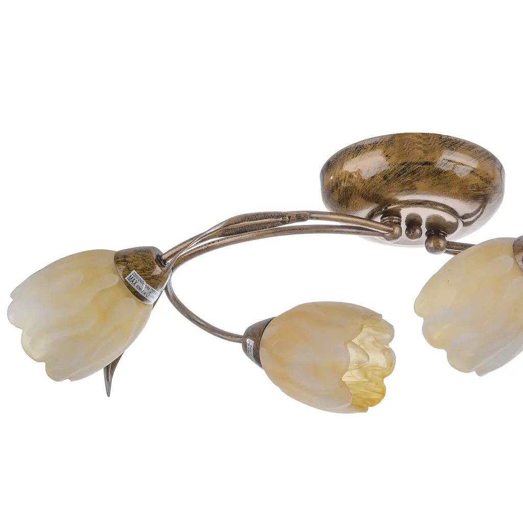 Люстра потолочная Brille флористика E14 60W BR (LK-201S/4) - фото 3