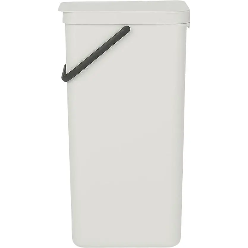 Ведро мусорное Brabantia Sort&Go 40 л светло-серое (214424) - фото 2