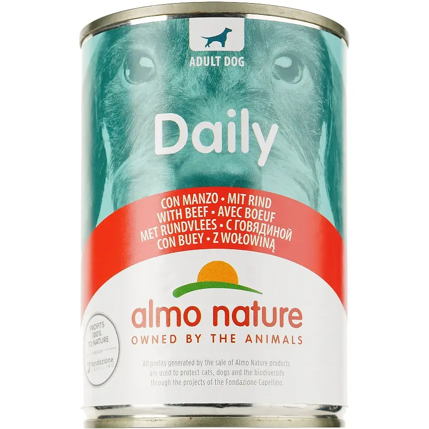 Вологий корм для собак Almo Nature Daily Menu Dog яловичина 400 г (170) - фото 2