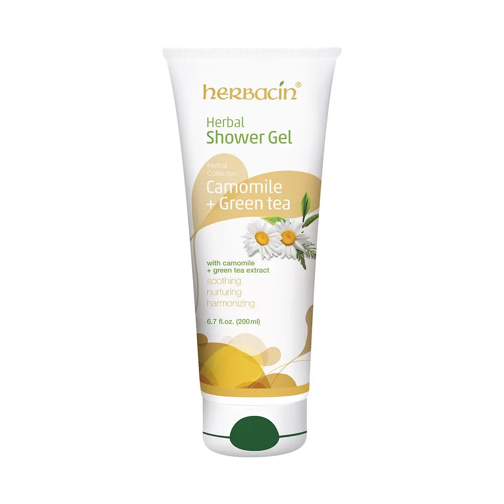 Гель для душу HERBACIN Herbal Ромашка зелений чай