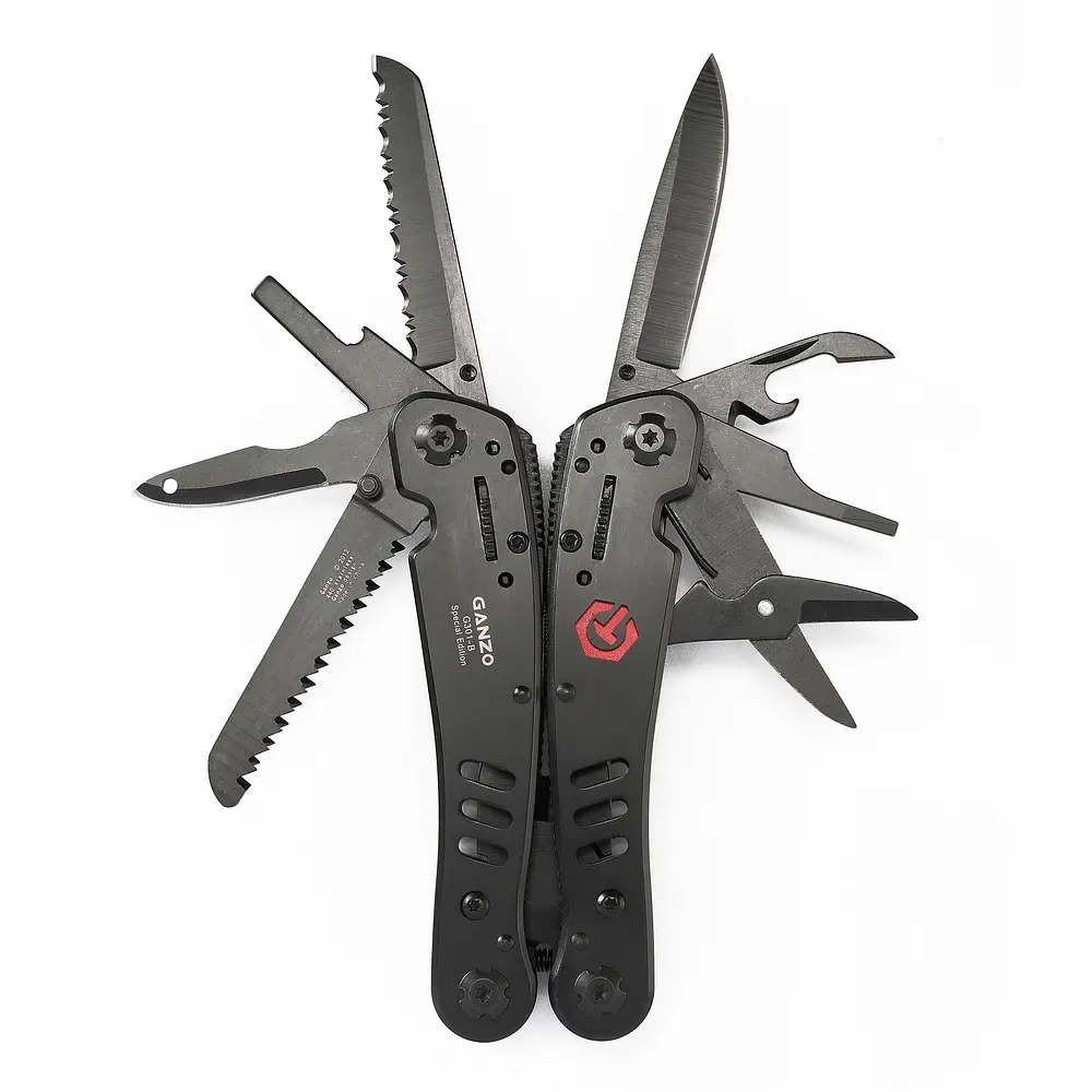 Мультитул Ganzo G301-B Black Edition 26 функций - фото 4