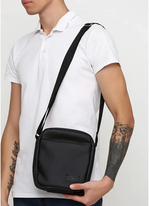 Чоловіча сумка месенджер Sambag 23х7х19 см sum0010806 - фото 3