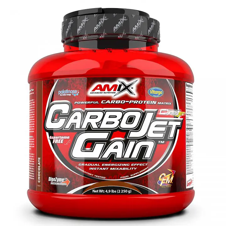 Гейнер AMIX CarboJet Gain, 2.2 кг - Ваніль