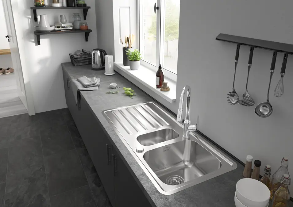 Змішувач Hansgrohe M42-H220 для кухні 2Jet з висувним виливом Sbox Chrome 71820000 Хром - фото 3