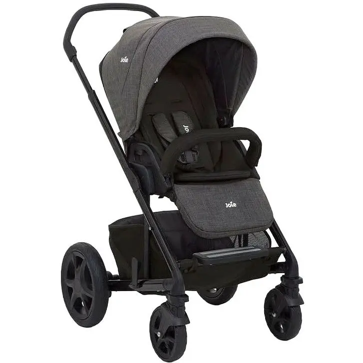 Коляска 2 в 1 Joie Chrome DLX Pavement серая - фото 5