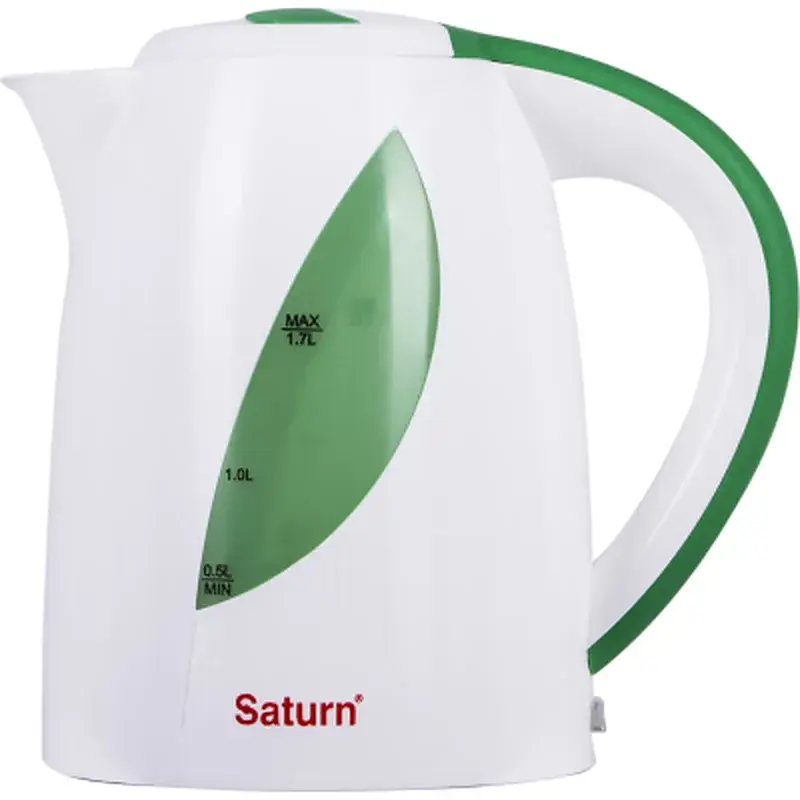 Електрочайник Saturn ST-EK8437U білий/світло-зелений