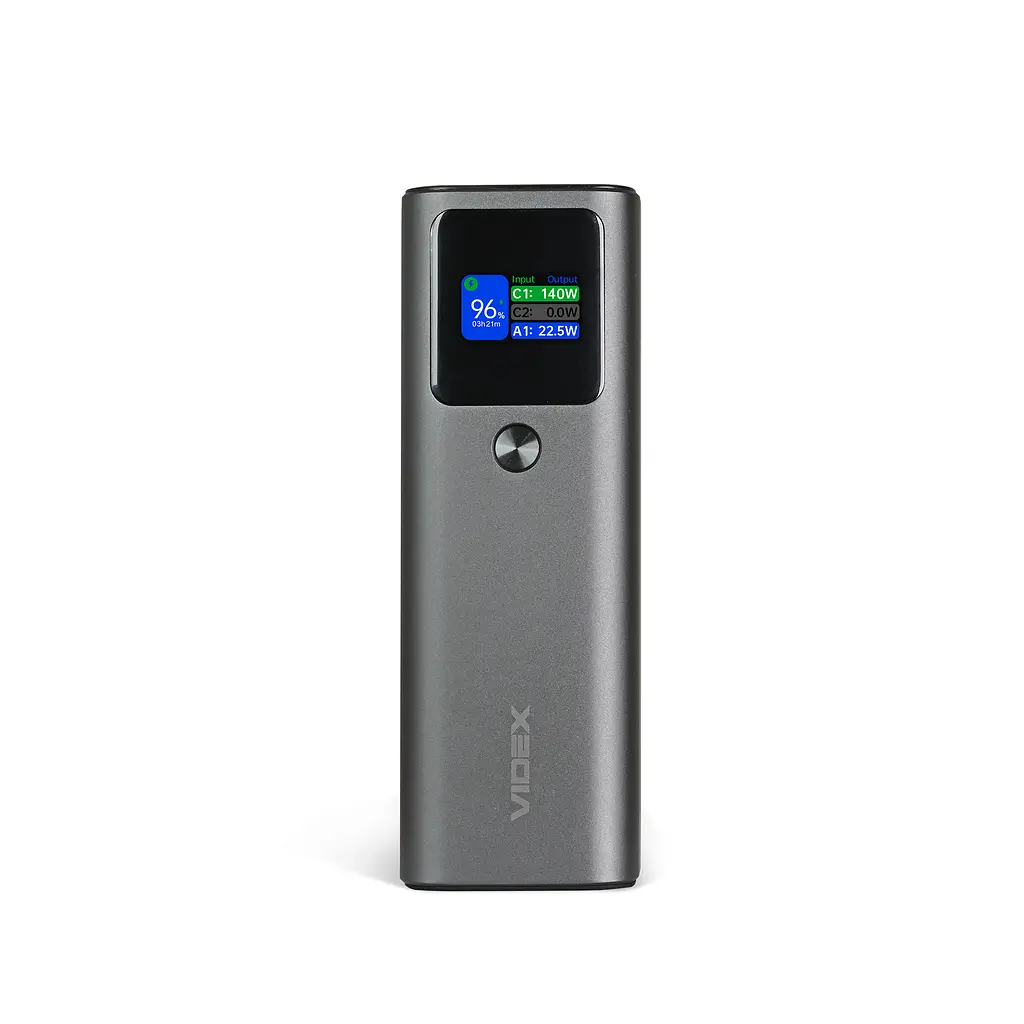 Повербанк 30000mAh Videx VPB-316 162W PD140W + Display (VPB-316-G) - фото 9