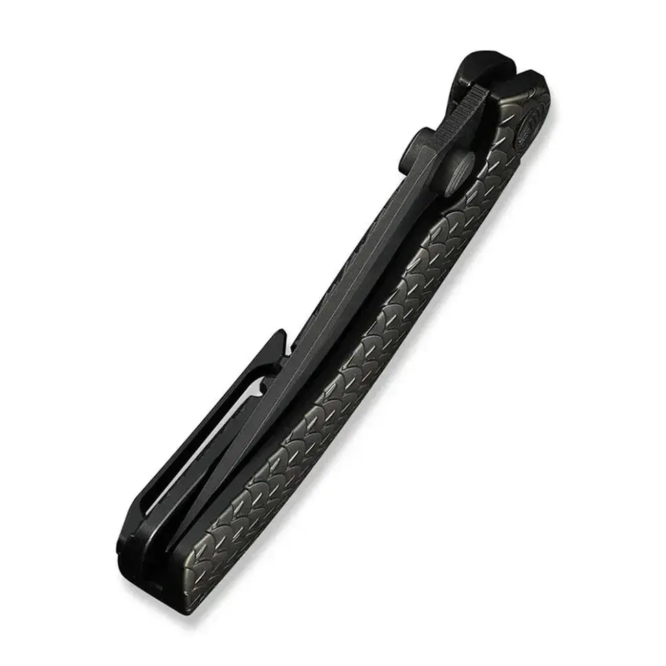 Ніж складаний туристичний Weknife Dracarys, (9.1 см) Böhler M390 / титан 6AL4V бронзовий/чорний - фото 7