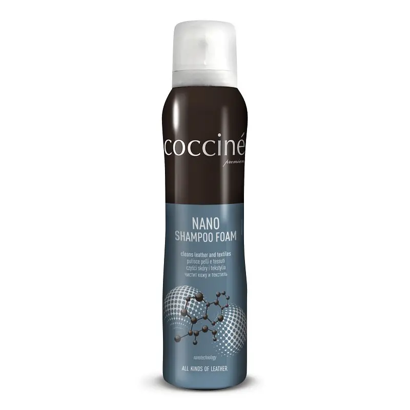 Шампунь Coccine Nano Shampoo для очищення шкіри, замші та текстилю, 150 мл