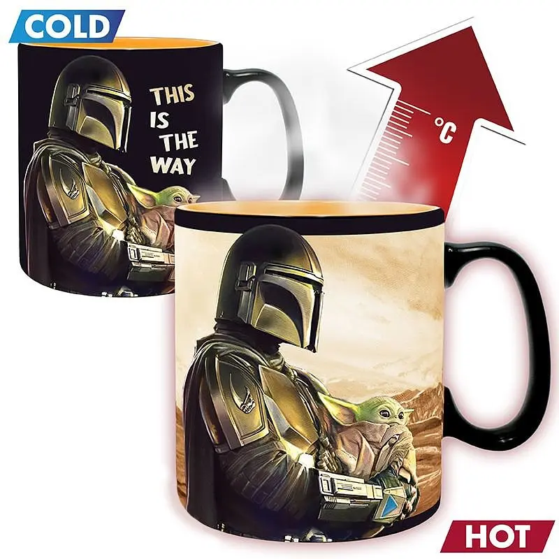 Чашка хамелеон AbyStyle Mandalorian Mando 460 мл - фото 2