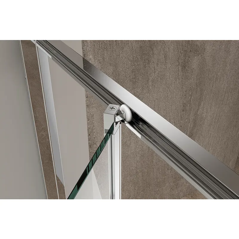 Душова кабіна без піддону Koer Sr SC09-90x90x200-R-TR-01 прозоре скло Easy Clean 6мм Хром KR5770, Хром, прозорий, хром - фото 5