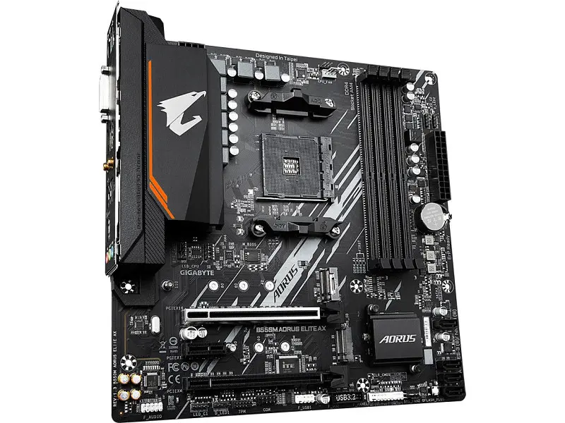 Материнская плата Gigabyte B550M AORUS ELITE AX - фото 3
