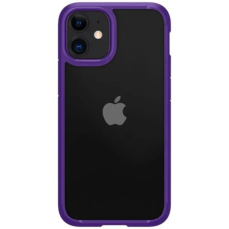 Чохол-накладка Spigen Crystal Hybrid для Apple iPhone 12 Mini Hydrangea Purple (ACS01544) - фото 5