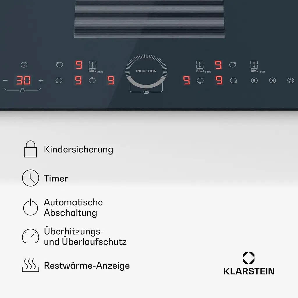 Индукционная плита Klarstein Delicatessa 90 Full Flex (10046558) - фото 3