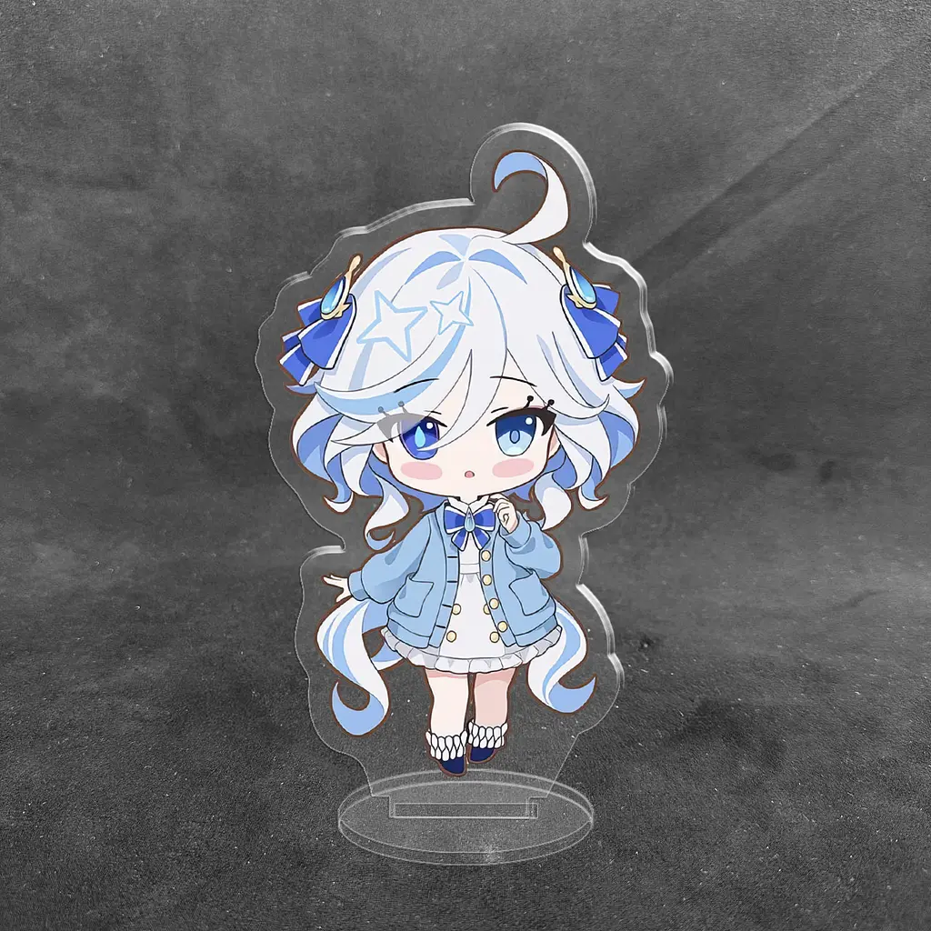 Акрилова колекційна фігурка Геншин Імпакт - Genshin Impact Chibi Фурина 2 10 см