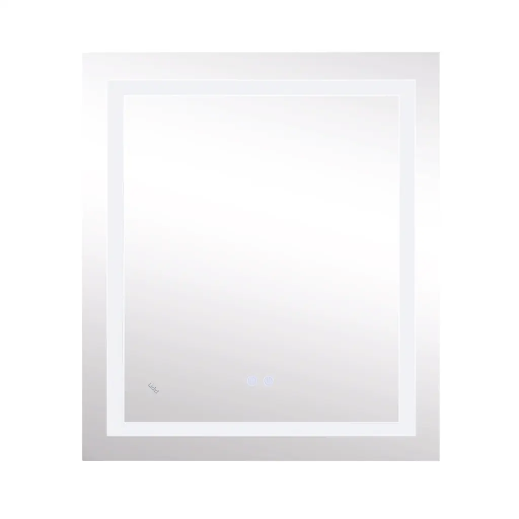 Дзеркало Lidz Kubis 700x800 з LED-підсвічуванням Touch, з антизапотіванням, з диммером яскравості Reverse LD78LF9048070 - фото 4